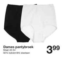 Zeeman Dames pantybroek aanbieding