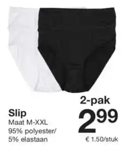 Zeeman Slip aanbieding