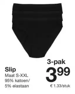 Zeeman Slip aanbieding