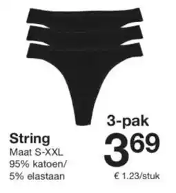 Zeeman String aanbieding