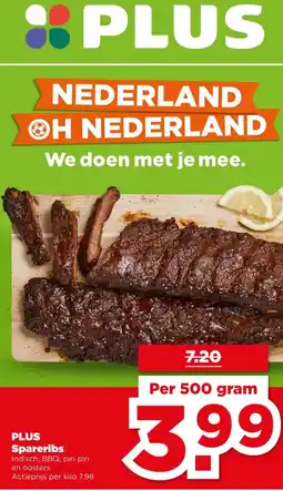 PLUS PLUS Spareribs aanbieding