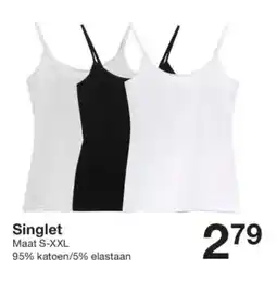 Zeeman Singlet aanbieding