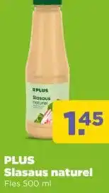 PLUS PLUS Slasaus naturel aanbieding