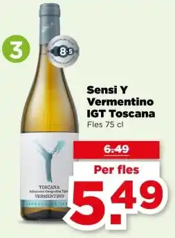 PLUS Sensi Y Vermentino IGT Toscana aanbieding