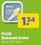 PLUS PLUS Zeezout boter aanbieding
