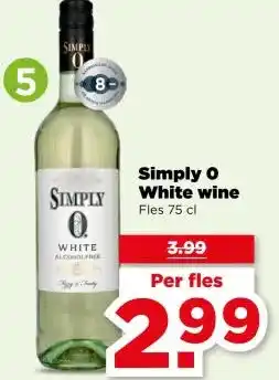 PLUS Simply O White wine aanbieding