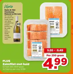 PLUS PLUS Zalmfilet met huid aanbieding