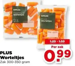 PLUS PLUS Worteltjes aanbieding