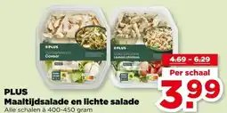 PLUS PLUS Maaltijdsalade en lichte salade aanbieding