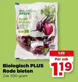 PLUS Biologisch PLUS Rode bieten aanbieding