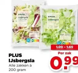PLUS PLUS IJsbergsla aanbieding