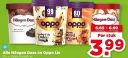 PLUS Alle Häagen Dazs en Oppo IJs aanbieding