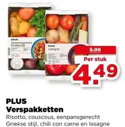 PLUS PLUS Verspakketten aanbieding