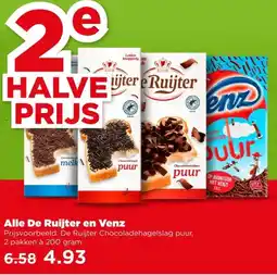 PLUS Alle De Ruijter en Venz aanbieding