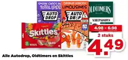 PLUS Alle Autodrop, Oldtimers en Skittles aanbieding
