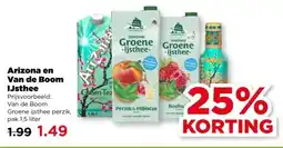 PLUS Arizona en Van de Boom IJsthee aanbieding