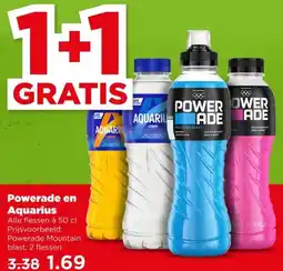 PLUS Powerade en Aquarius aanbieding