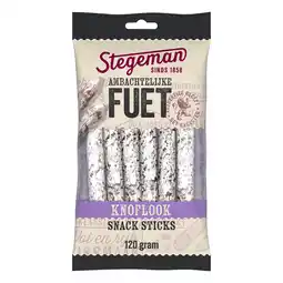 PLUS Stegeman Ambachtelijke Fuet Sticks Knoflook aanbieding
