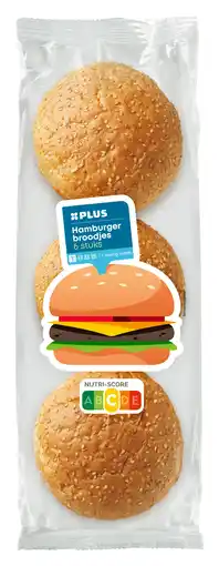 PLUS PLUS Hamburgerbroodjes aanbieding