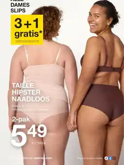 Zeeman Taille hipster naadloos aanbieding