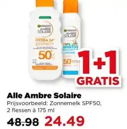 PLUS Alle Ambre Solaire aanbieding