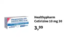 Plein.nl Healthypharm Cetirizine 10 mg 30 aanbieding