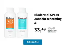 Plein.nl Biodermal SPF30 Zonnebescherming & aanbieding