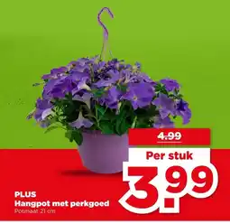 PLUS PLUS Hangpot met perkgoed aanbieding