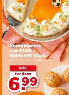 PLUS Korenlanders van PLUS Halve WK Vlaai aanbieding