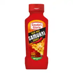 PLUS Gouda's Glorie Snacksaus Red hot samurai aanbieding