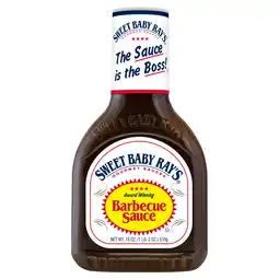 PLUS Sweet Baby Ray Barbecue saus original aanbieding