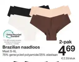 Zeeman Brazilian naadloos aanbieding