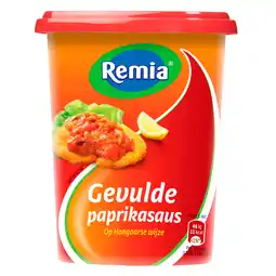 PLUS Remia Gevulde paprikasaus aanbieding