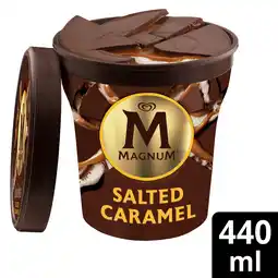 PLUS Magnum Pint Double Seasalt Caramel aanbieding