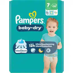 PLUS Pampers Baby-dry maat 7 aanbieding