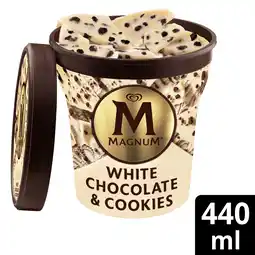 PLUS Magnum Pint White Chocolate Cookies aanbieding