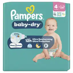 PLUS Pampers Baby-dry maat 4 aanbieding