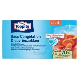 PLUS Toppits Diepvrieszakken 1L aanbieding