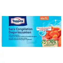 PLUS Toppits Diepvrieszakken 1L aanbieding