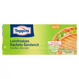 PLUS Toppits Lunchzakjes Hersluitbaar 1L aanbieding