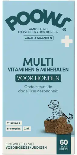 PLUS Poows Multivitamine hond aanbieding