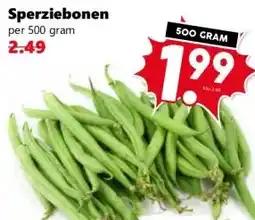 Coop Sperziebonen aanbieding