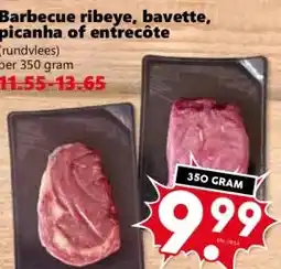 Coop Barbecue ribeye, bavette, picanha of entrecôte aanbieding