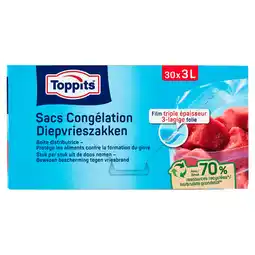 PLUS Toppits Diepvrieszakken 3L aanbieding