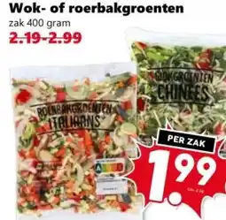 Coop Wok- of roerbakgroenten aanbieding