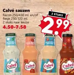 Coop Calvé sauzen aanbieding