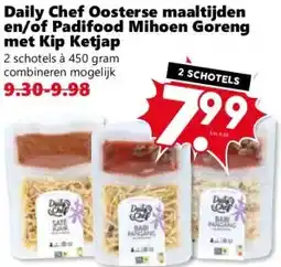 Coop Daily Chef Oosterse maaltijden en/of Padifood Mihoen Goreng met Kip Ketjap aanbieding