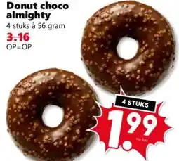 Coop Donut choco almighty aanbieding