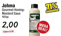 Budget Food Johma Gourmet Honing- Mosterd Saus aanbieding