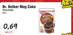 Budget Food Dr. Oetker Mug Cake Chocolade aanbieding
